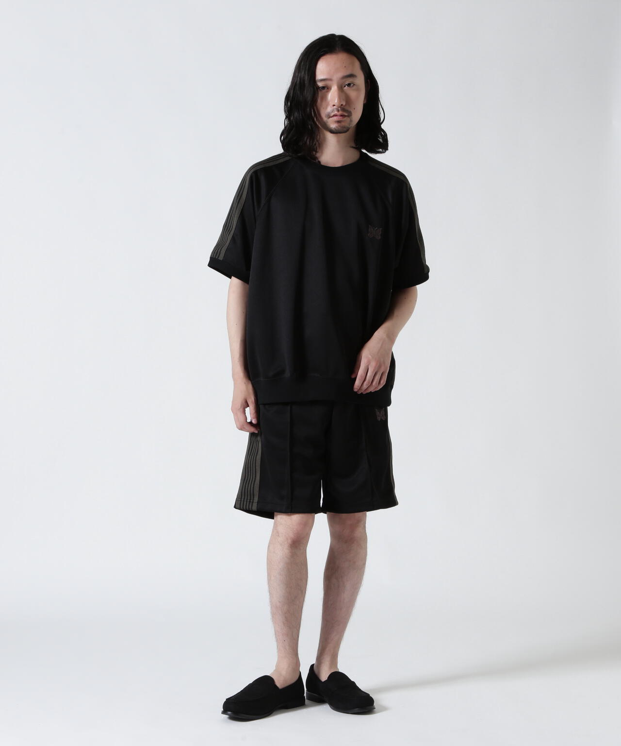NEEDLES【B'2nd EXCLUSIVE】別注TRACK PANT SHORTS - POLY SMOOTH(UNISEX)