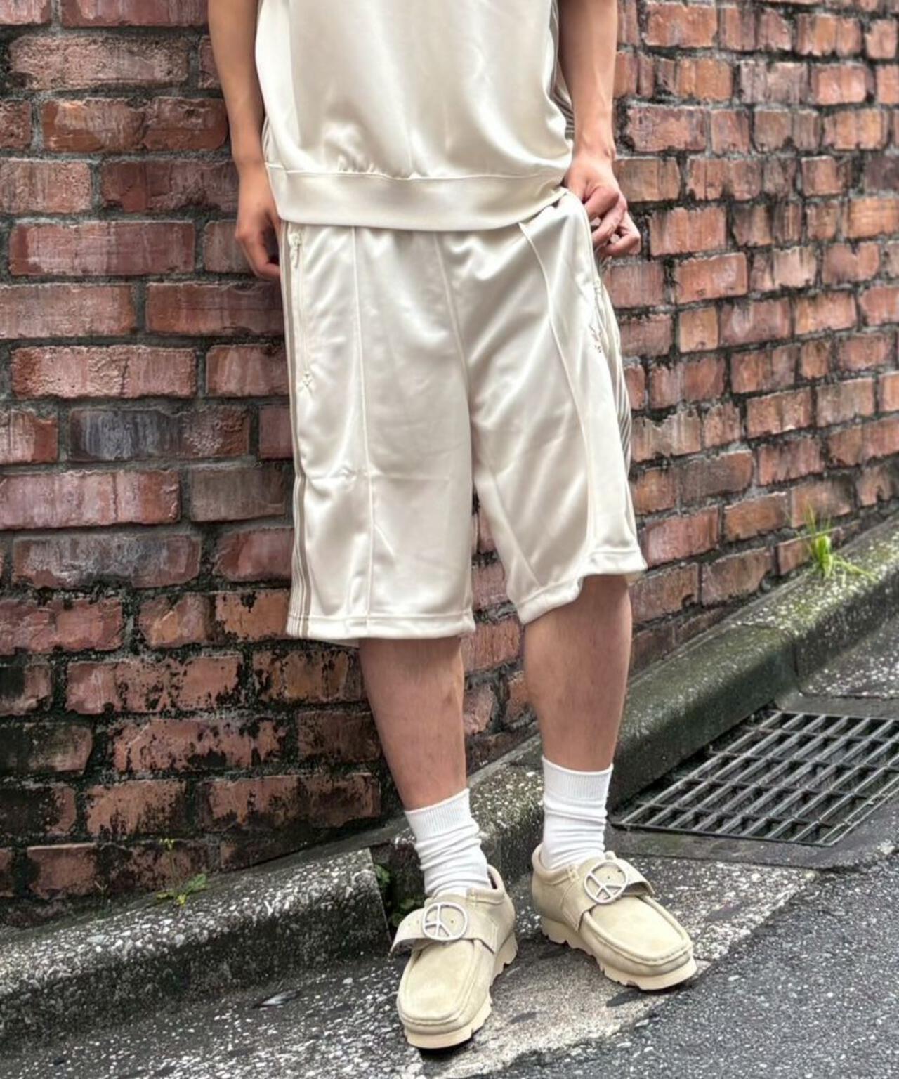 NEEDLES【B'2nd EXCLUSIVE】別注TRACK PANT SHORTS - POLY SMOOTH(UNISEX)