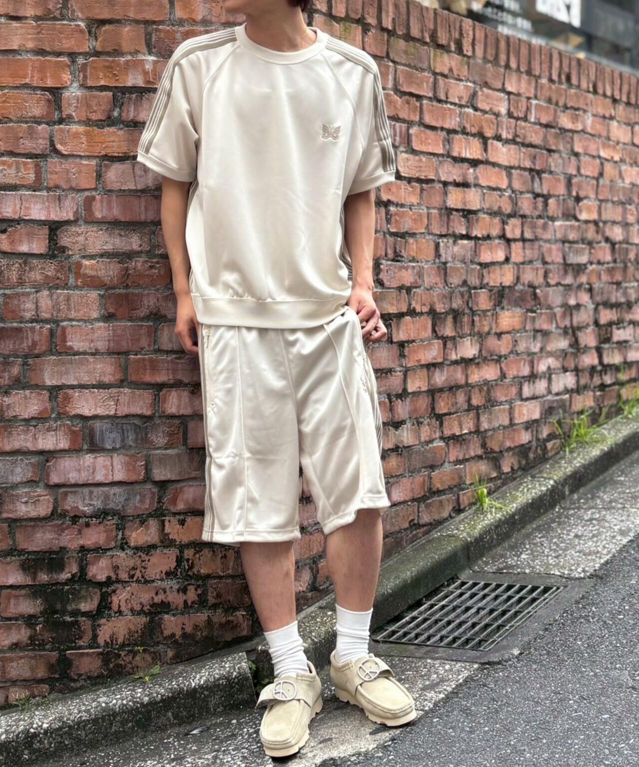 NEEDLES【B'2nd EXCLUSIVE】別注TRACK PANT SHORTS - POLY SMOOTH(UNISEX)