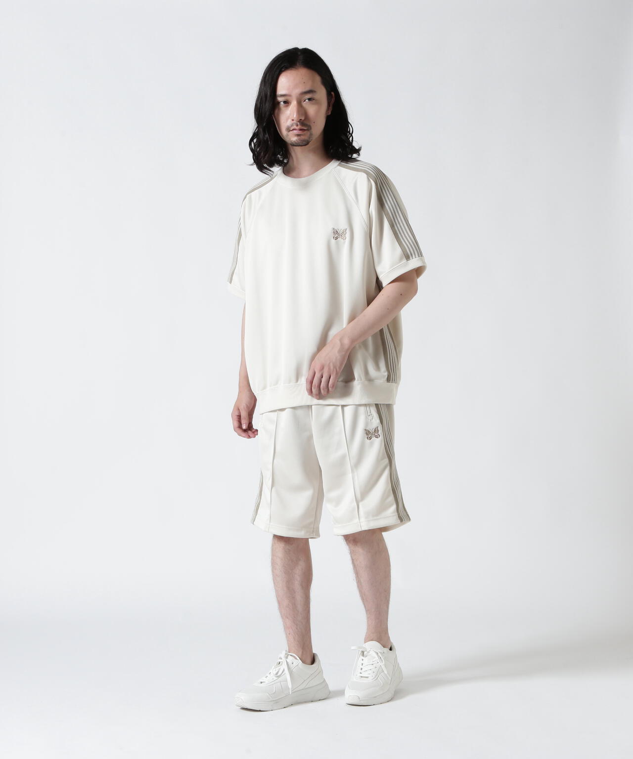 NEEDLES【B'2nd EXCLUSIVE】別注TRACK PANT SHORTS - POLY SMOOTH(UNISEX)