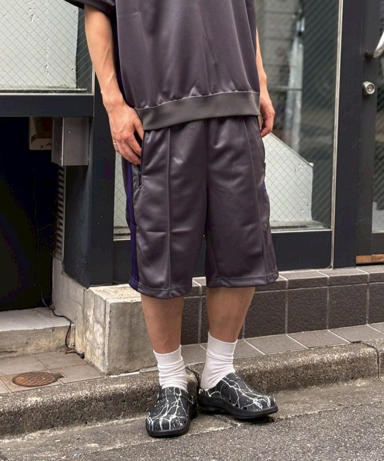 NEEDLES【B'2nd EXCLUSIVE】別注TRACK PANT SHORTS - POLY SMOOTH(UNISEX)