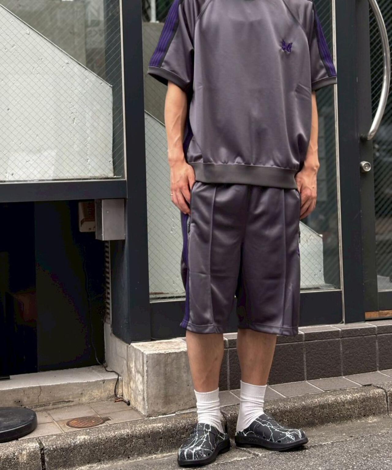 NEEDLES【B'2nd EXCLUSIVE】別注TRACK PANT SHORTS - POLY SMOOTH(UNISEX)