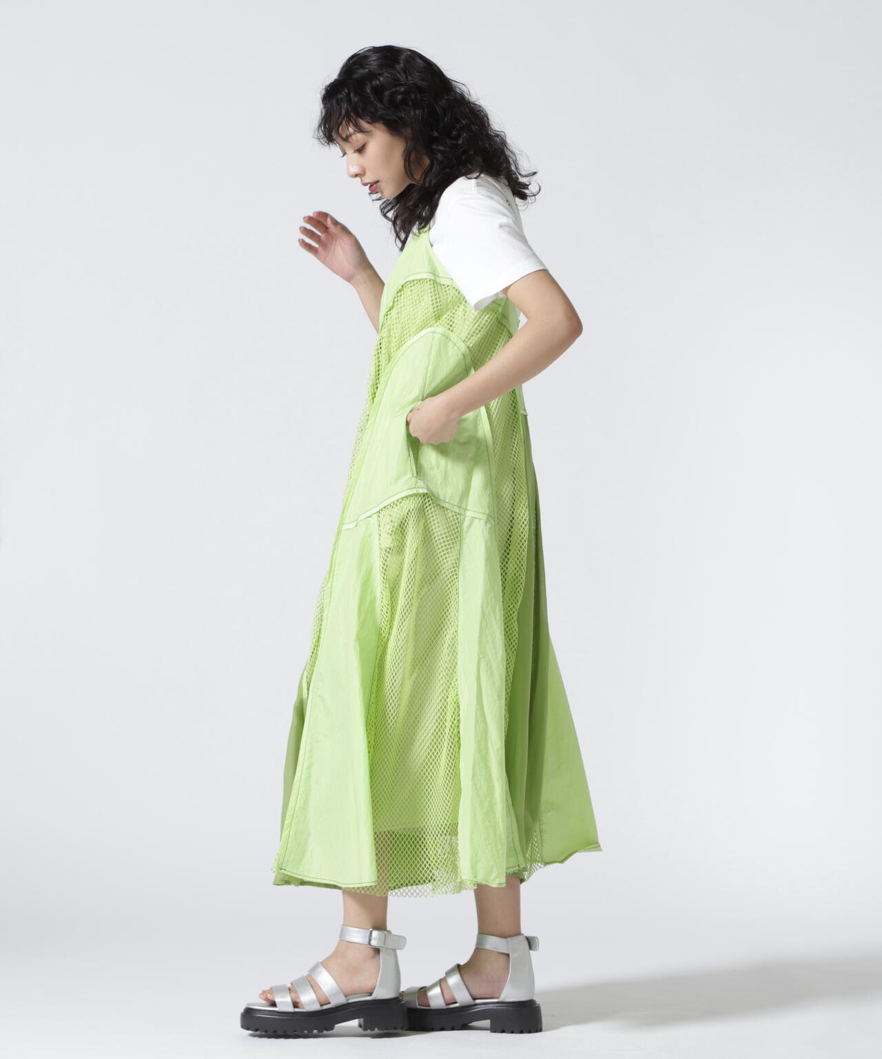 AULA AILA(アウラ アイラ)別注MESH COMBINATION ONE-PIECE