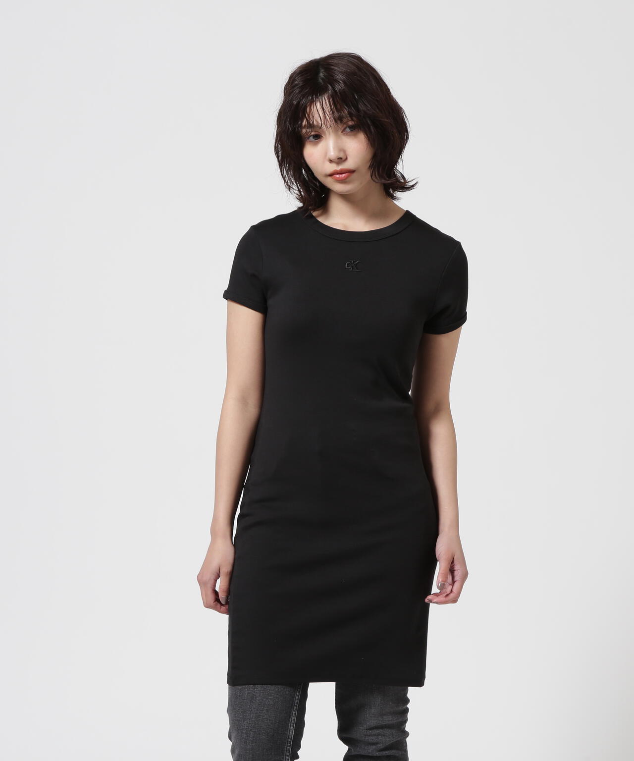 Calvin Klein(カルバンクライン)ショートスリーブカットソーワンピース