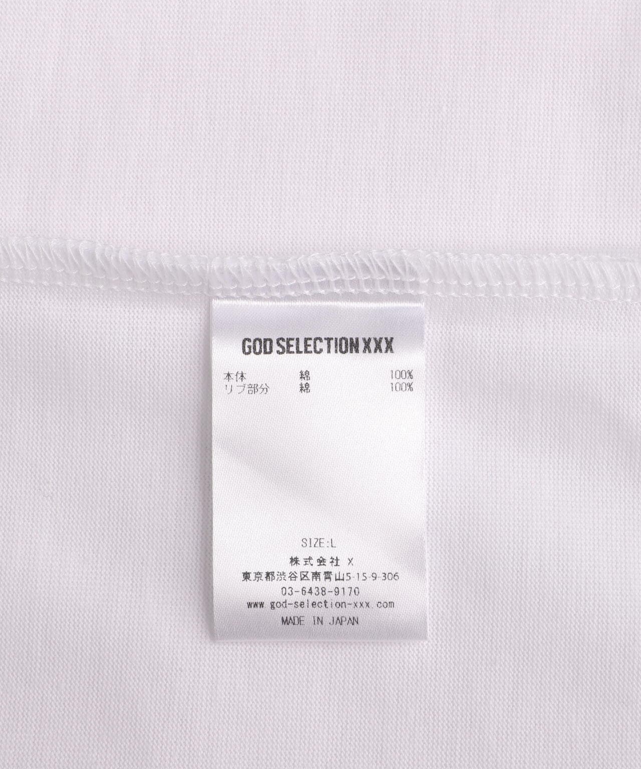 GOD SELECTION XXX / GX-A25-LT-01 L/S T-SHIRT