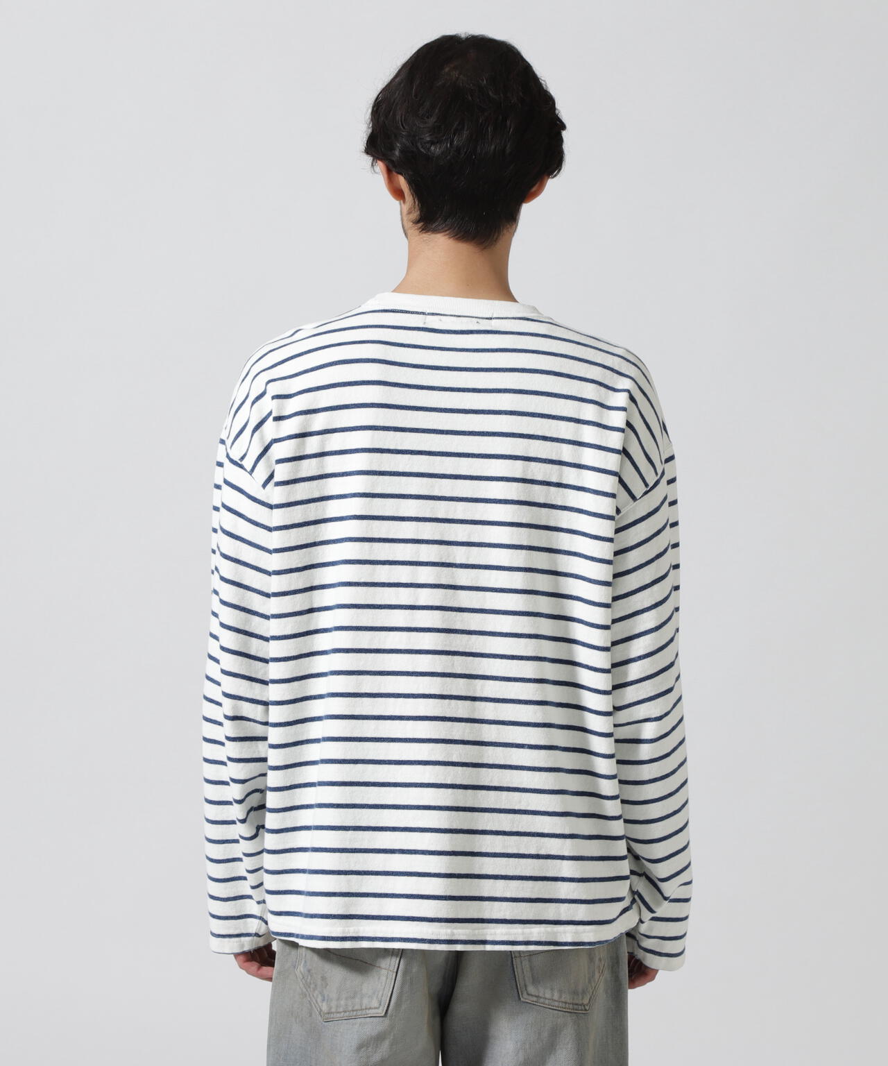 REMI RELIEF(レミレリーフ) INDIGOボーダーロンT(US NAVY)