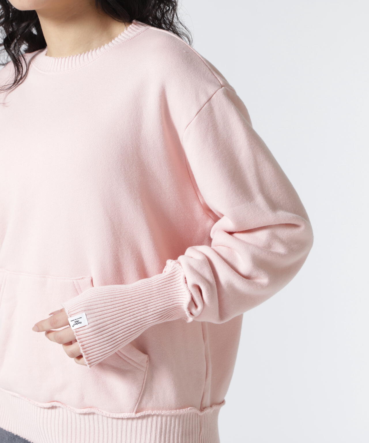 PERFECT RIBS(パーフェクトリブズ)Relax Pocket Crew Neck Sweat