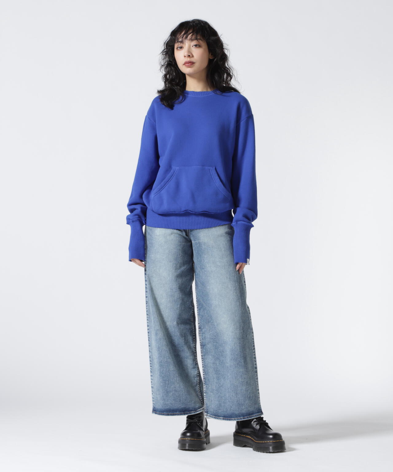 PERFECT RIBS(パーフェクトリブズ)Relax Pocket Crew Neck Sweat