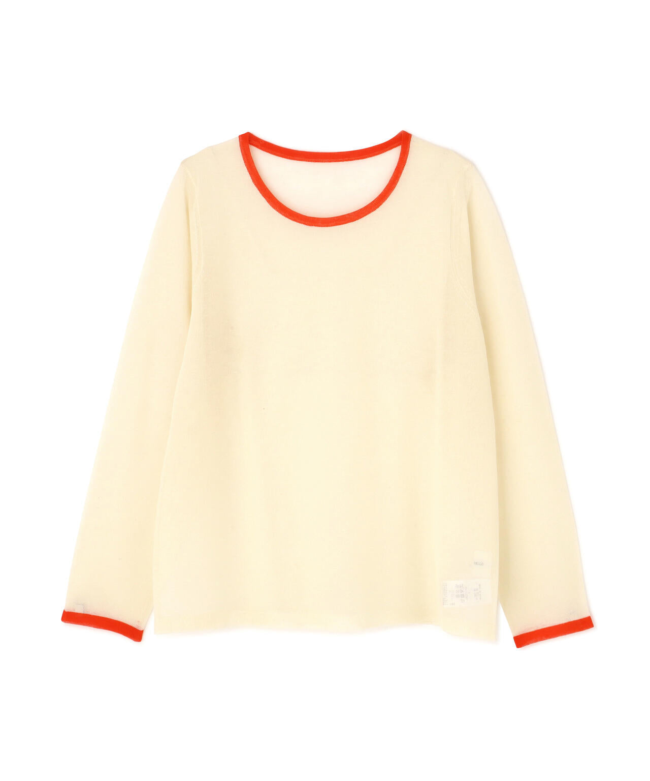 DROIT BELLO(ドロイトベロ)配色クルーネックプルオーバー