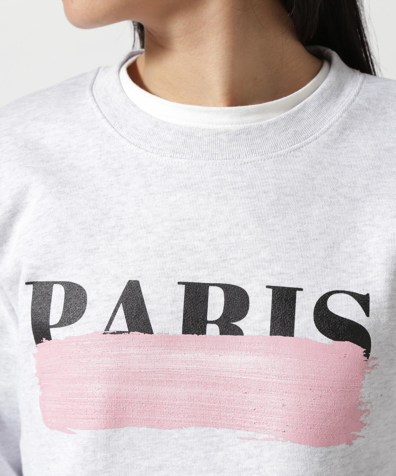 DROIT BELLO(ドロイトベロ)PINKブラッシュPARIS スウェット