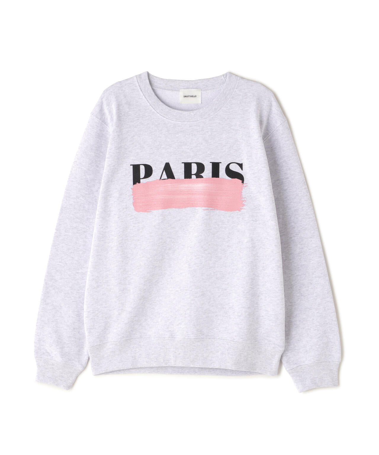 DROIT BELLO(ドロイトベロ)PINKブラッシュPARIS スウェット