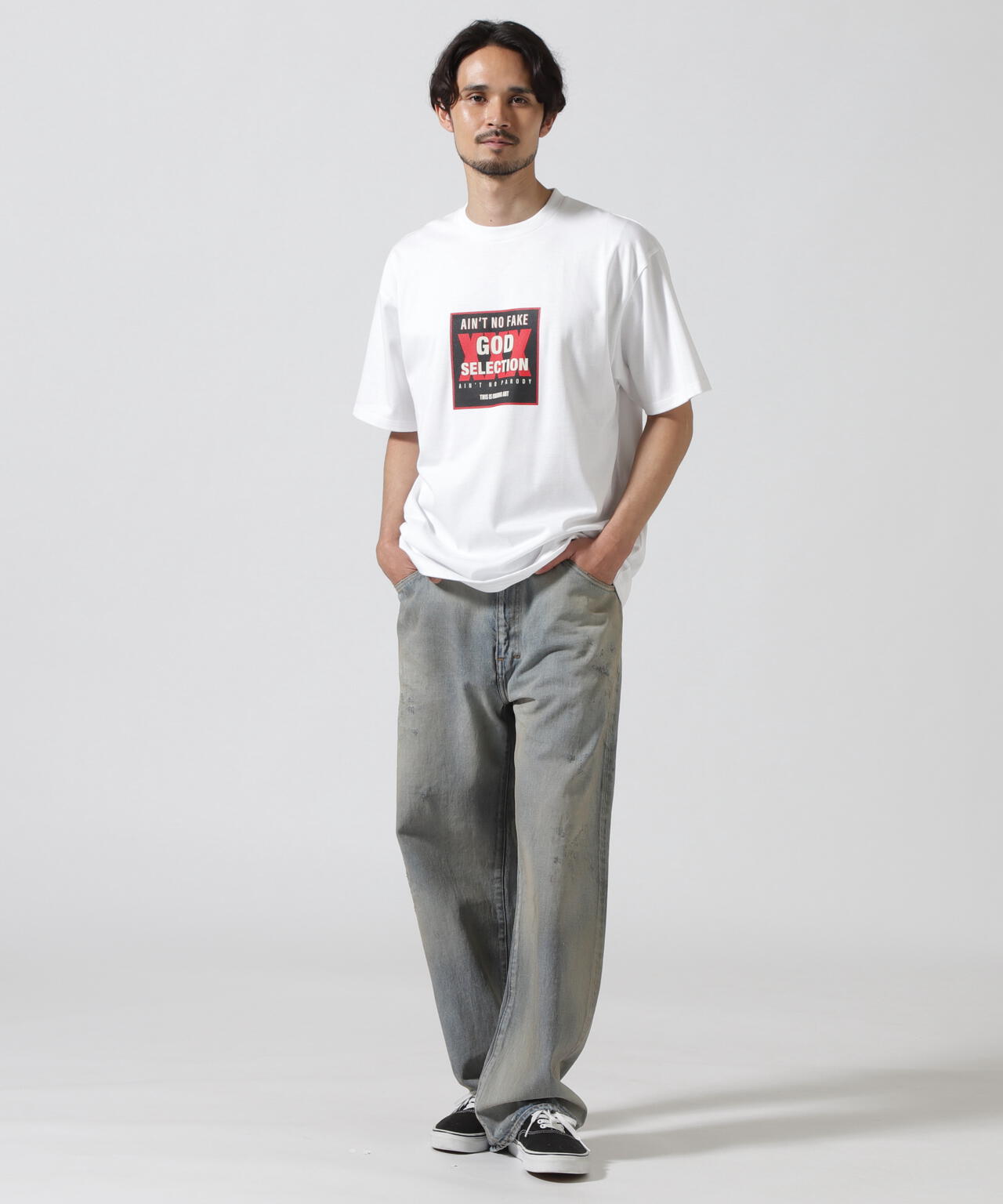 GOD SELECTION XXX / A’INT NO FAKE TEE GX-A25-ST-18