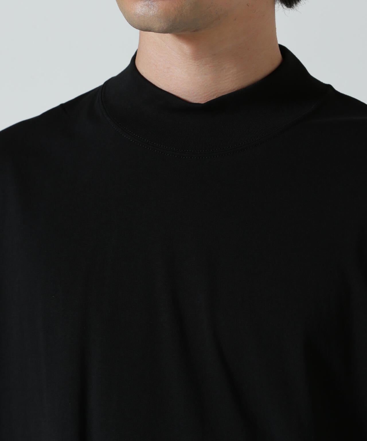 ATON (エイトン)DRY COTTON JERSEY | MOCKNECK T-SHIRT