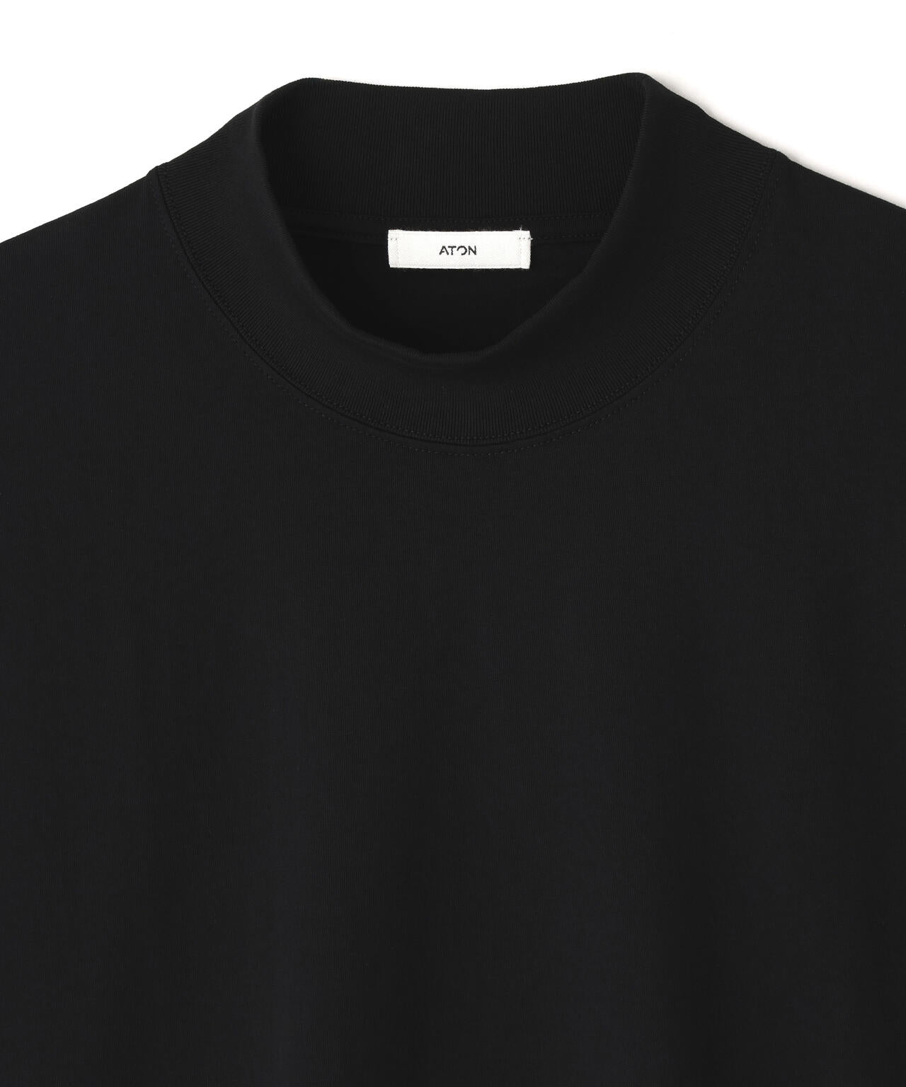 ATON (エイトン)DRY COTTON JERSEY | MOCKNECK T-SHIRT