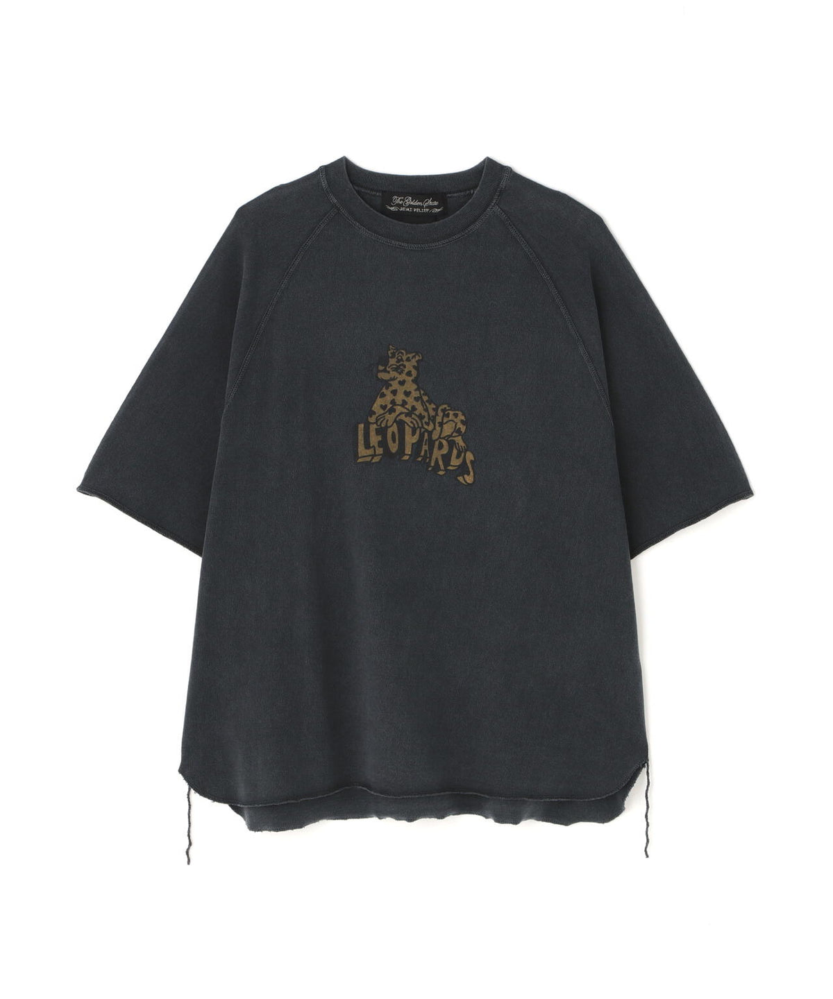 REMI RELIEF(レミレリーフ)別注 SP加工8/天竺ラグランT(LEOPARDS)