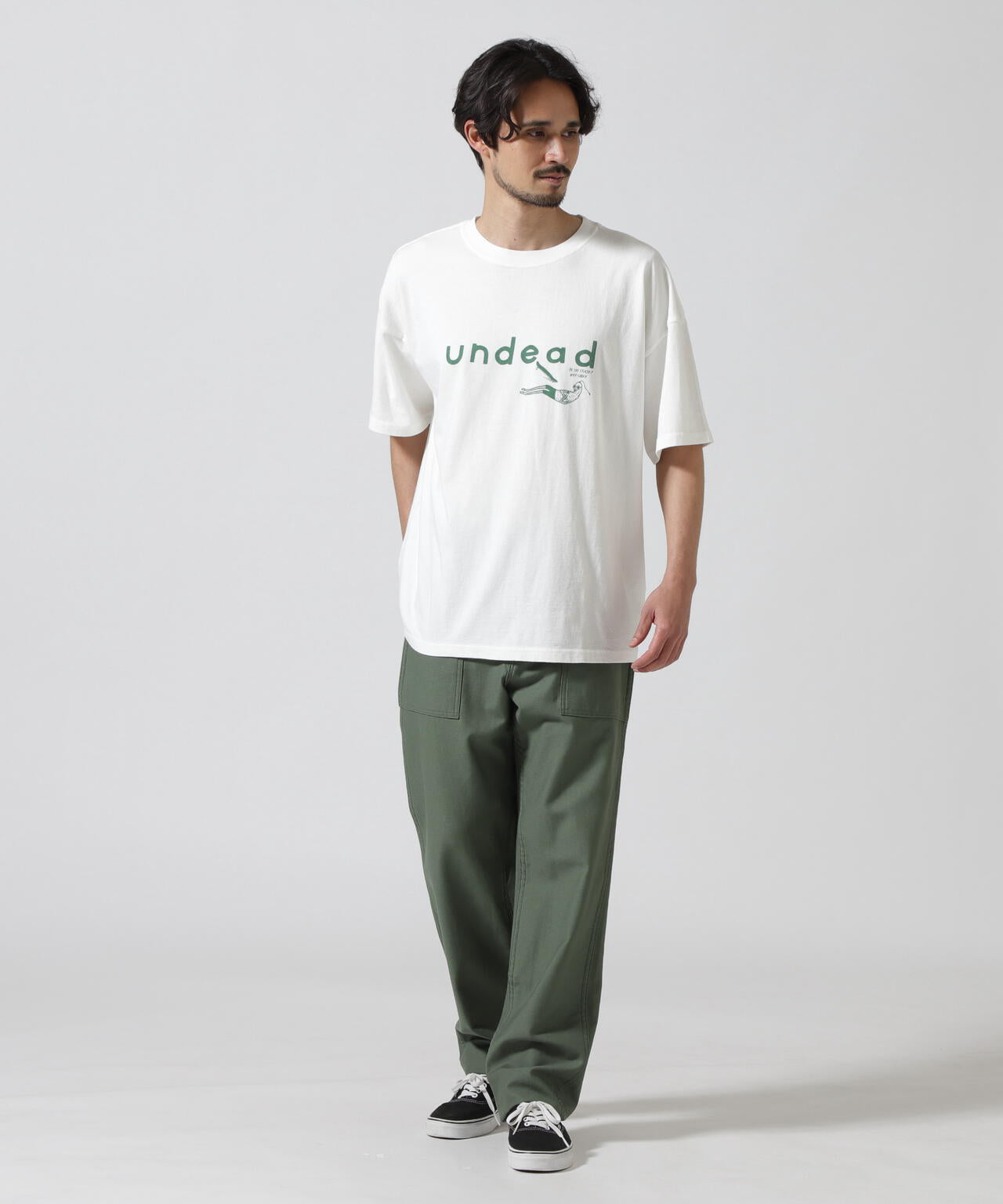 REMI RELIEF(レミレリーフ) 別注20/-天竺BIGサイズTシャツ(Undead)