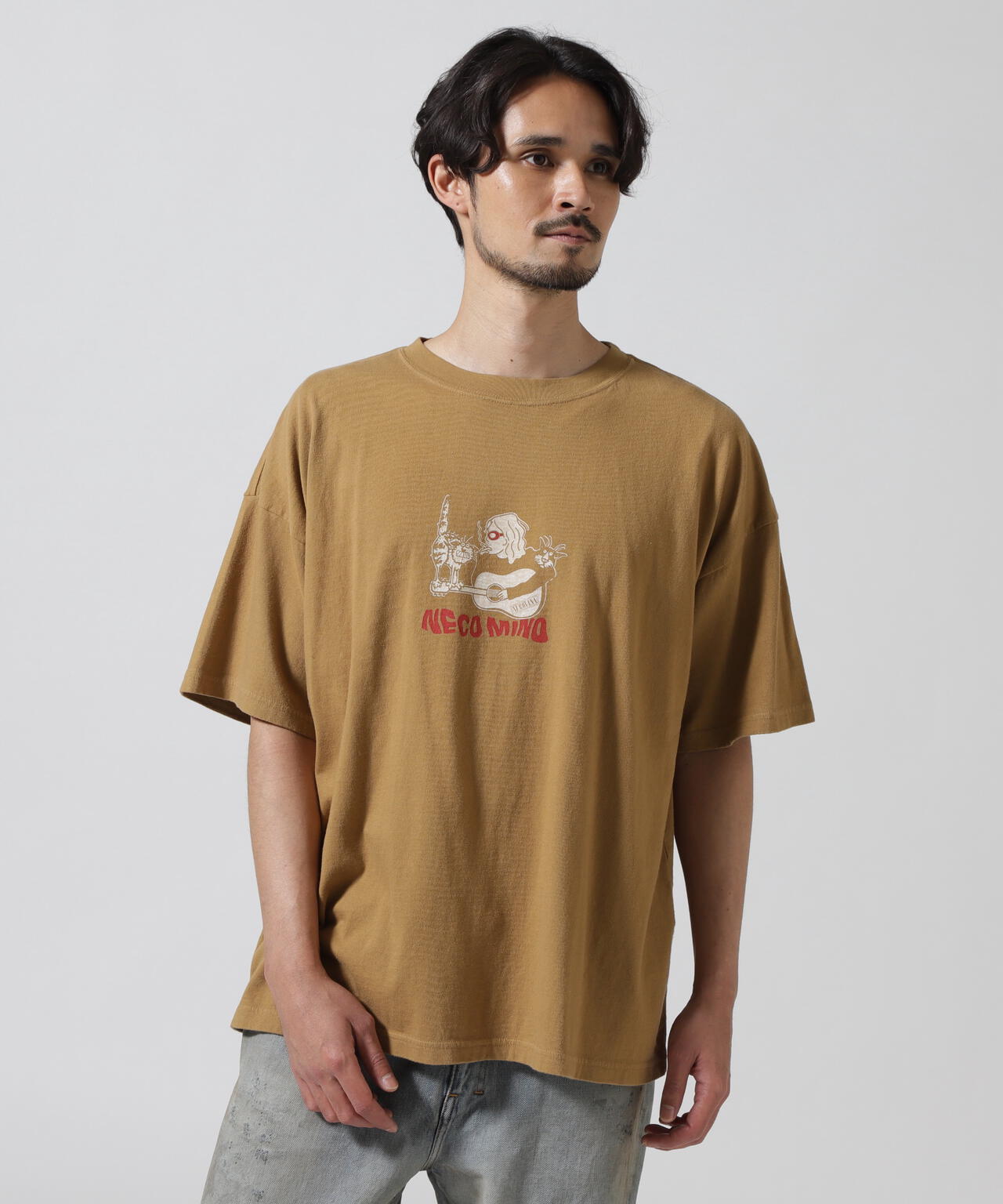 REMI RELIEF(レミレリーフ) 別注20/-天竺BIGサイズTシャツ(NECO)