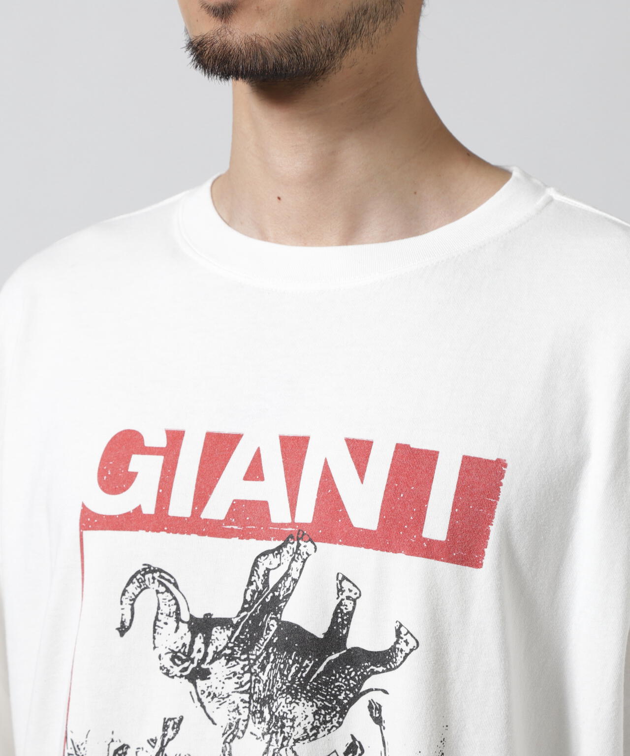 REMI RELIEF(レミレリーフ) 別注20/-天竺BIGサイズTシャツ(GIANT)