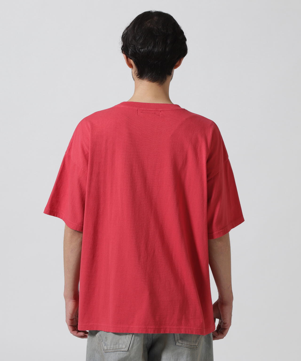 REMI RELIEF(レミレリーフ) 別注20/-天竺BIGサイズTシャツ(BE CAT NAP)