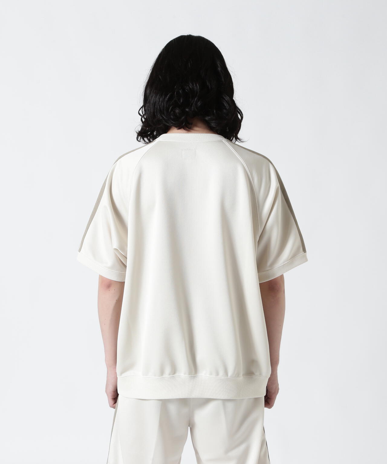 NEEDLES【B'2nd EXCLUSIVE】 S/S TRACK CREW NECK SHIRT - POLY SMOOTH