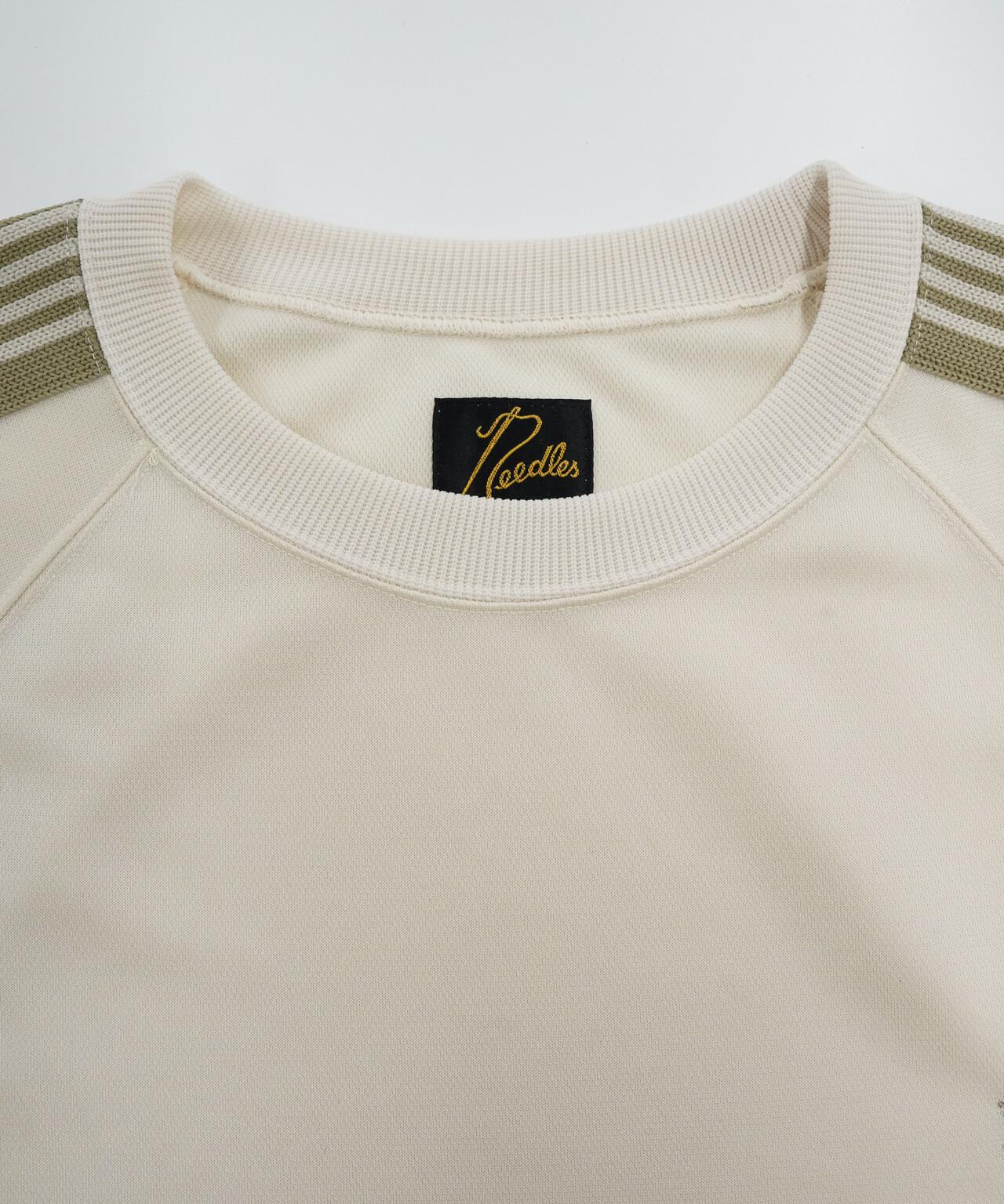 NEEDLES【B'2nd EXCLUSIVE】 S/S TRACK CREW NECK SHIRT - POLY SMOOTH