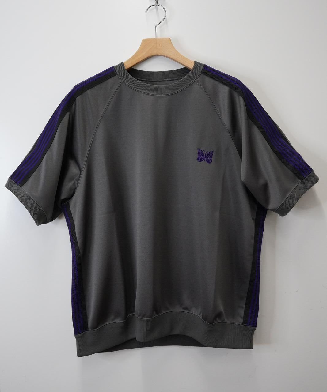 NEEDLES【B'2nd EXCLUSIVE】 S/S TRACK CREW NECK SHIRT - POLY SMOOTH