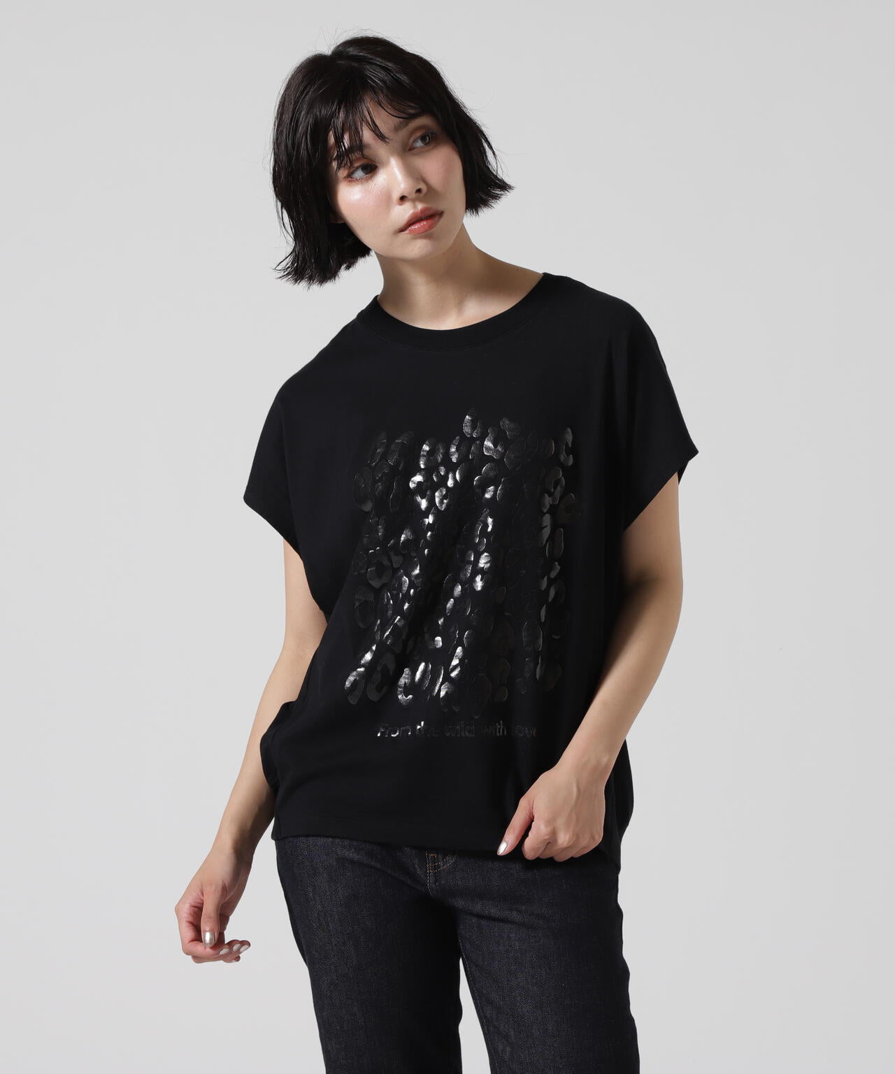 Munich(ミューニック)B'2nd別注レオパードプリントTシャツ