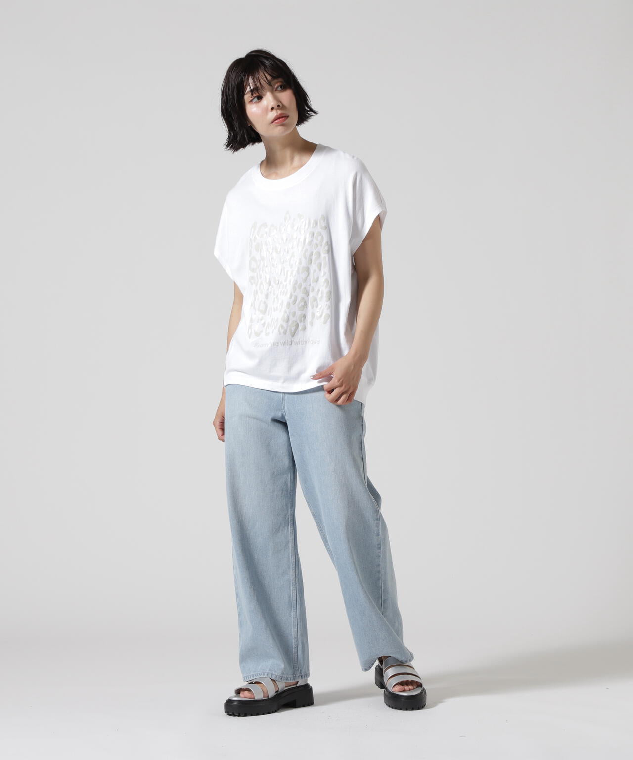 Munich(ミューニック)B'2nd別注レオパードプリントTシャツ