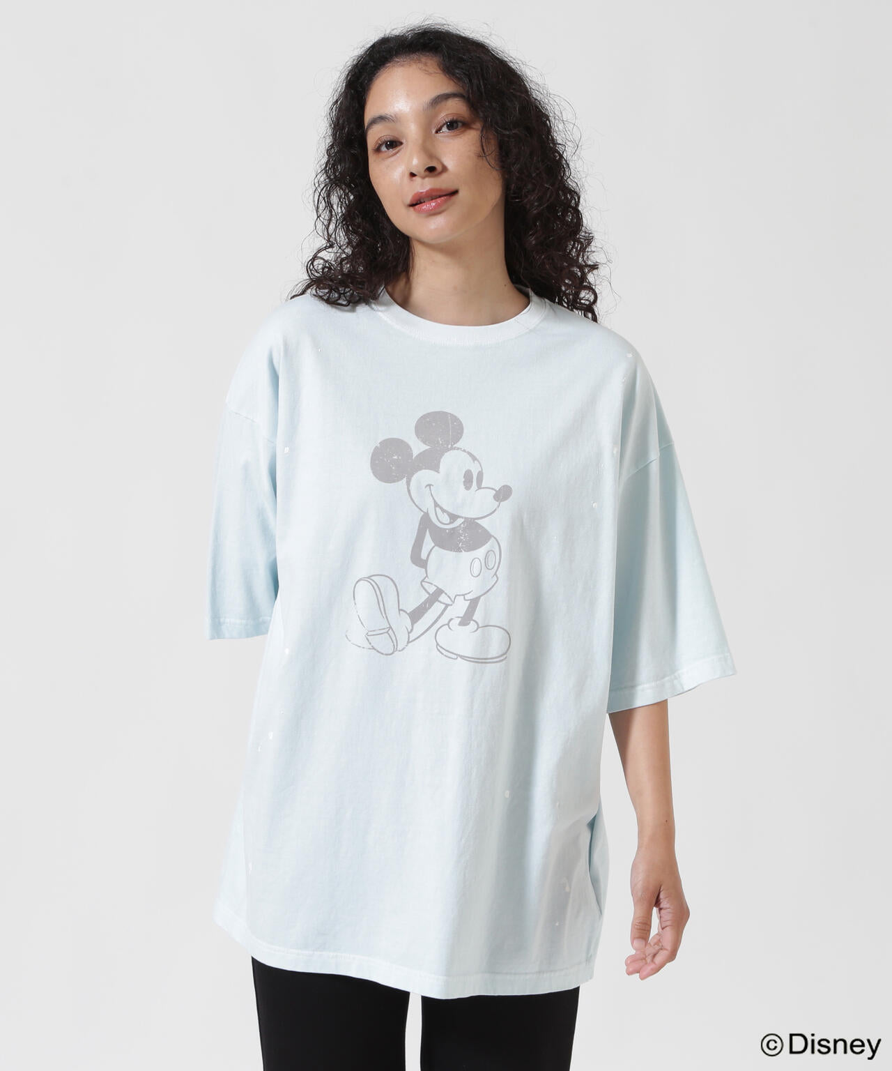 GOOD ROCK SPEED (グッドロックスピード) 別注ペインティングミッキーTシャツ