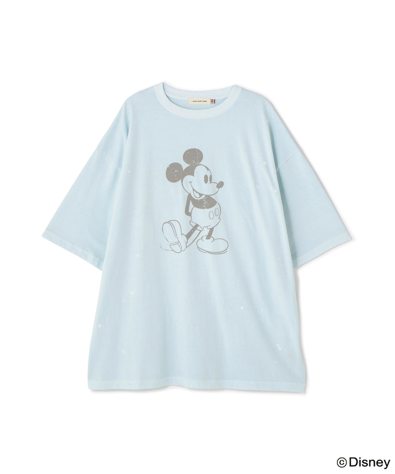 GOOD ROCK SPEED (グッドロックスピード) 別注ペインティングミッキーTシャツ