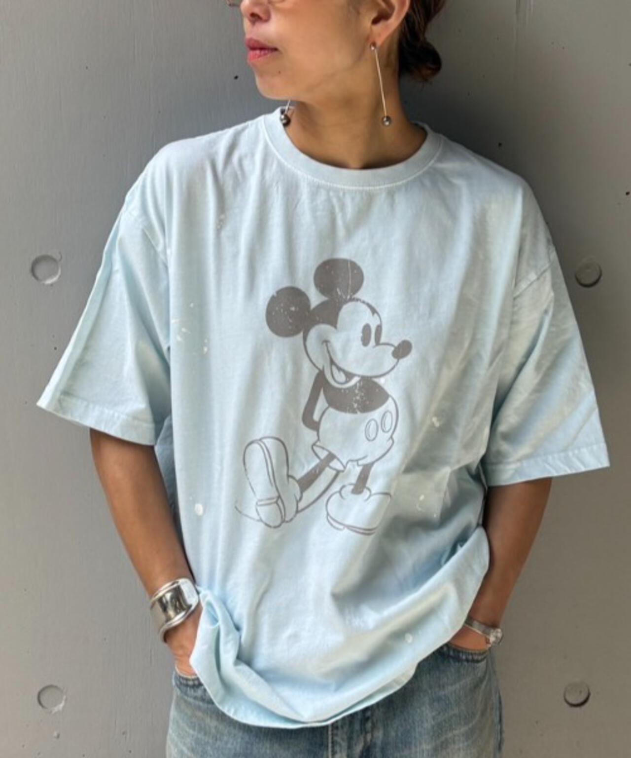 GOOD ROCK SPEED (グッドロックスピード) 別注ペインティングミッキーTシャツ