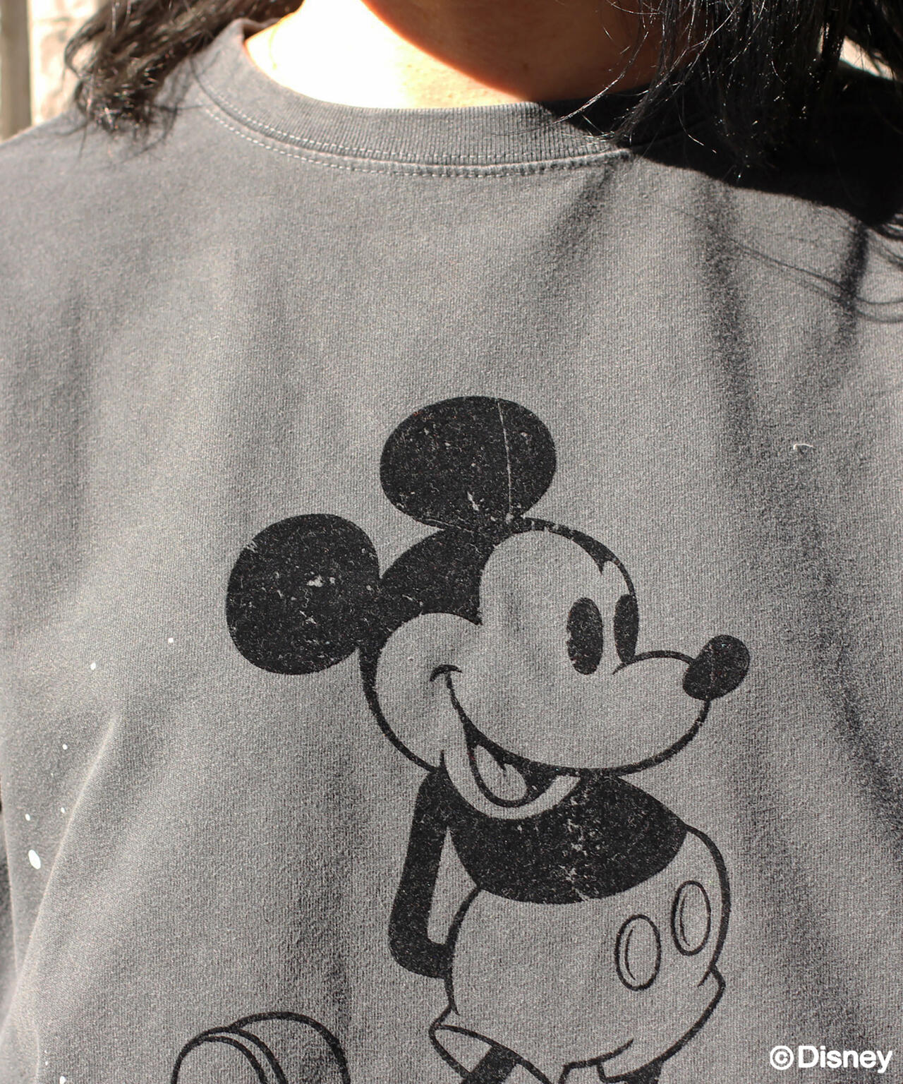 GOOD ROCK SPEED (グッドロックスピード) 別注ペインティングミッキーTシャツ