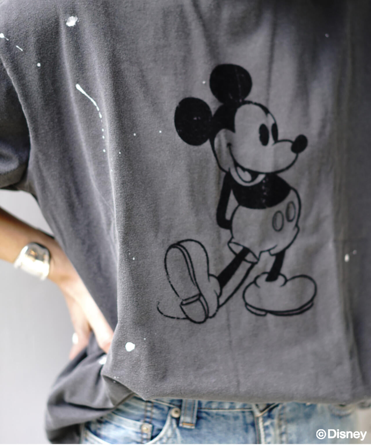 GOOD ROCK SPEED (グッドロックスピード) 別注ペインティングミッキーTシャツ