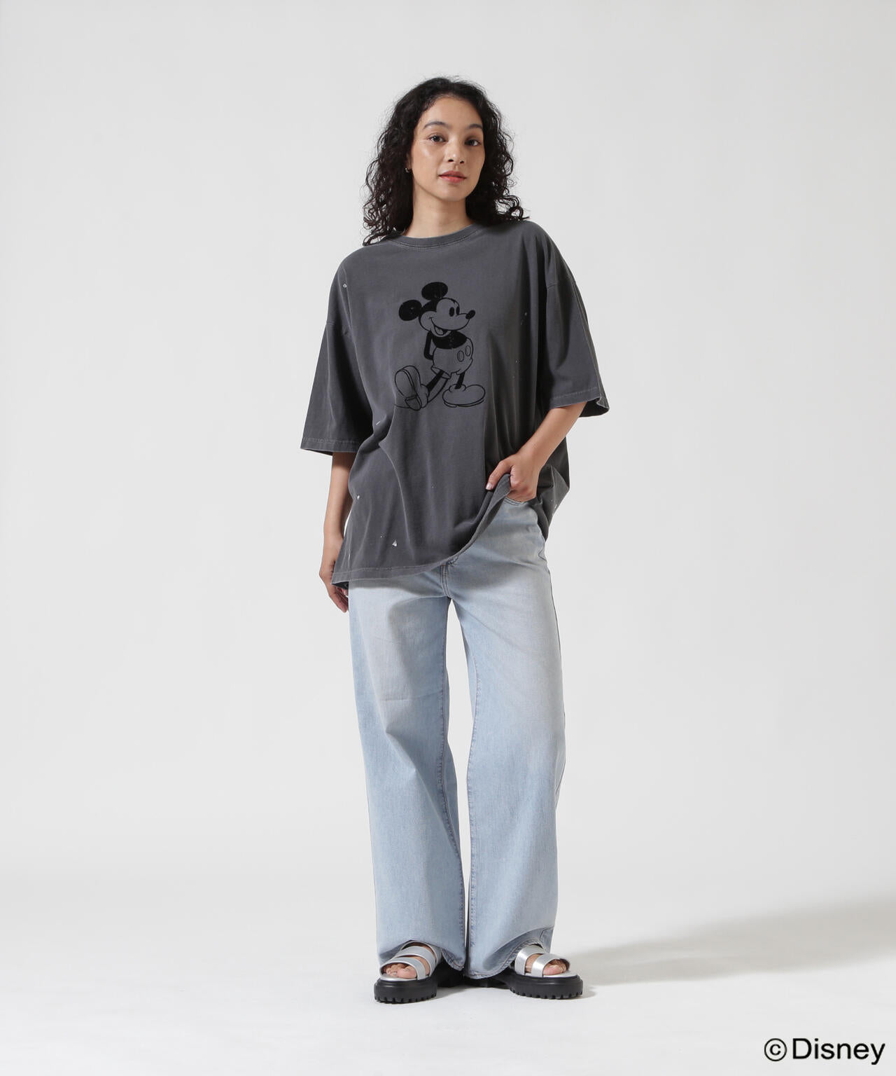 GOOD ROCK SPEED (グッドロックスピード) 別注ペインティングミッキーTシャツ