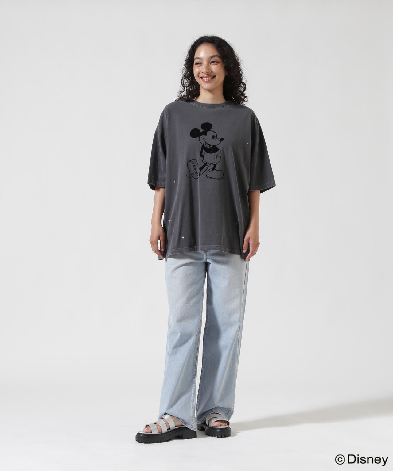 GOOD ROCK SPEED (グッドロックスピード) 別注ペインティングミッキーTシャツ