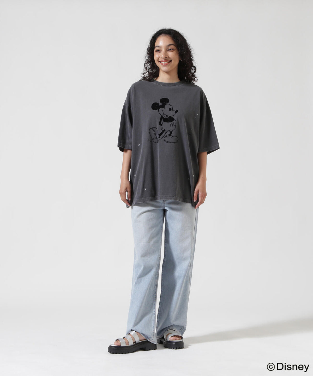 GOOD ROCK SPEED (グッドロックスピード) 別注ペインティングミッキーTシャツ