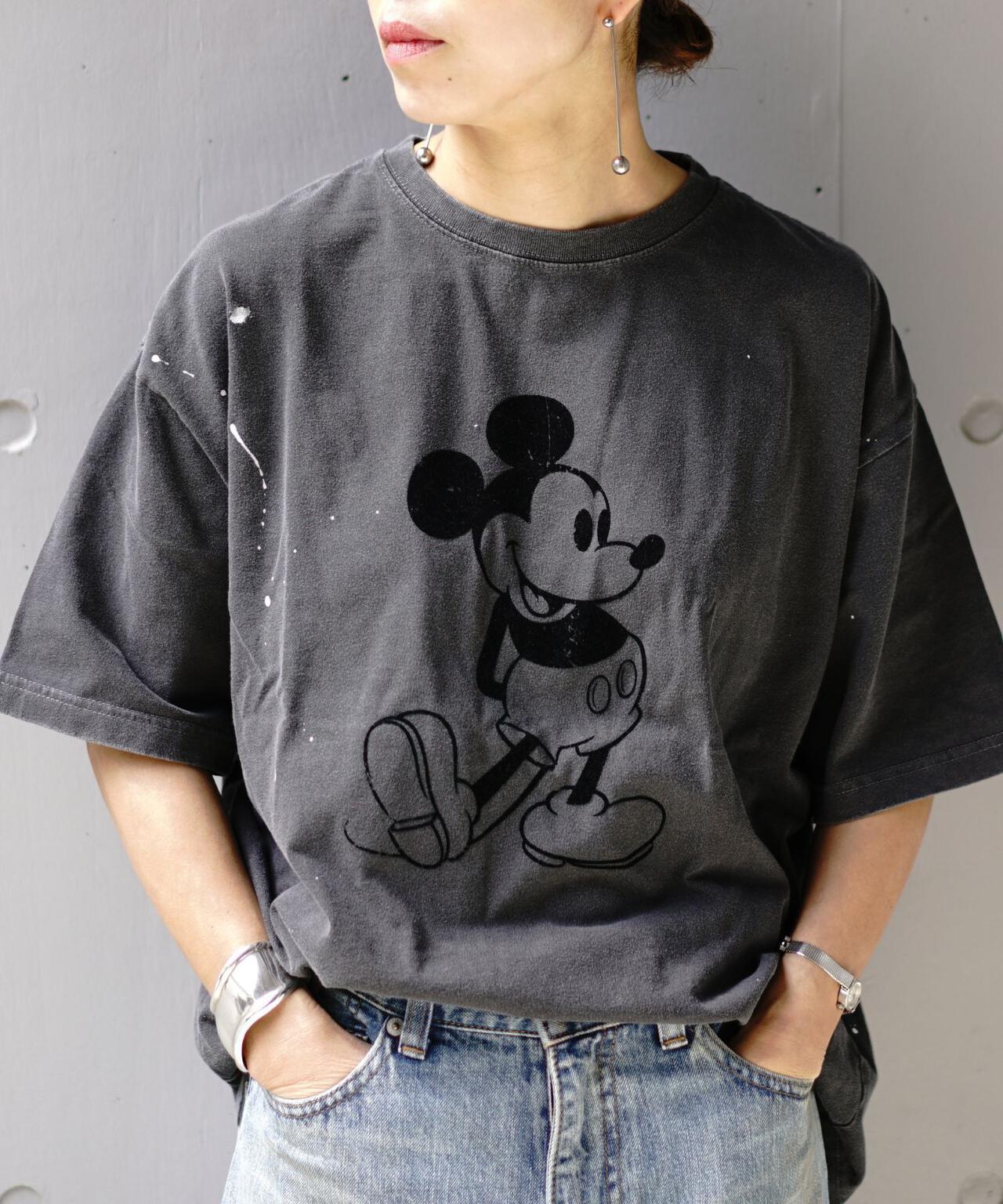 GOOD ROCK SPEED (グッドロックスピード) 別注ペインティングミッキーTシャツ