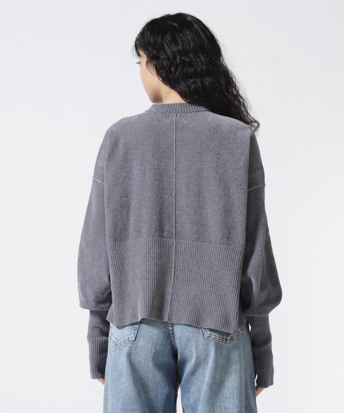 DROIT BELLO(ドロイトベロ) モールヤーンショートプルオーバー