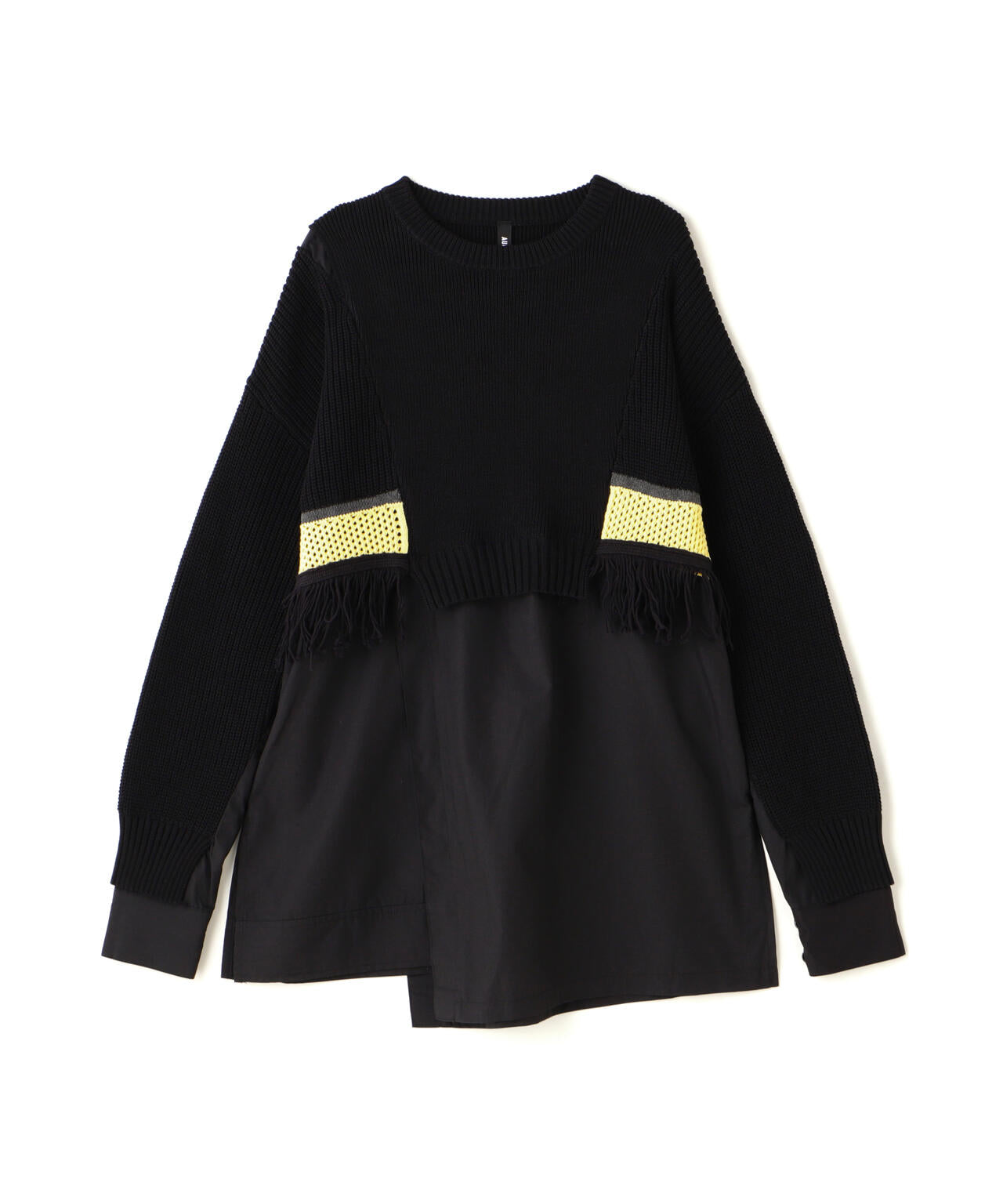 AULA AILA(アウラ アイラ)別注ニットドッキングシャツ