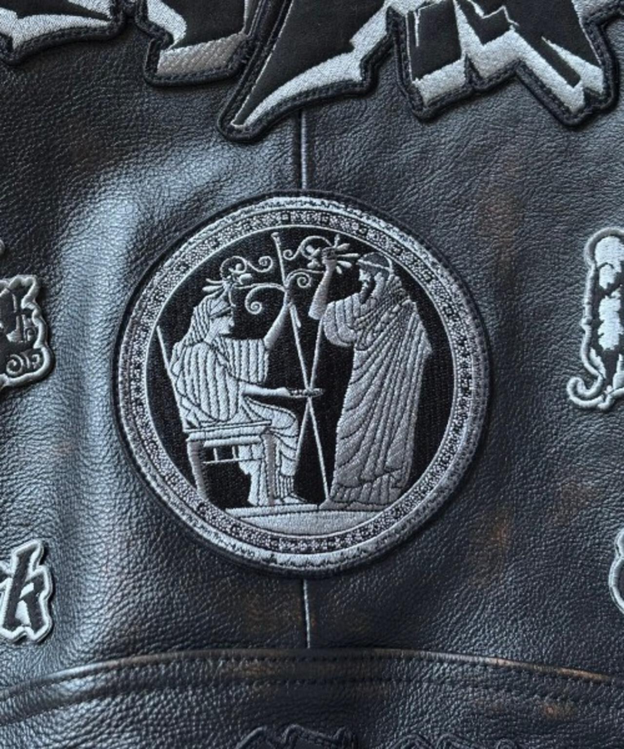 AVIREX x Children of the discordance / VARSITY LEATHER JACKET