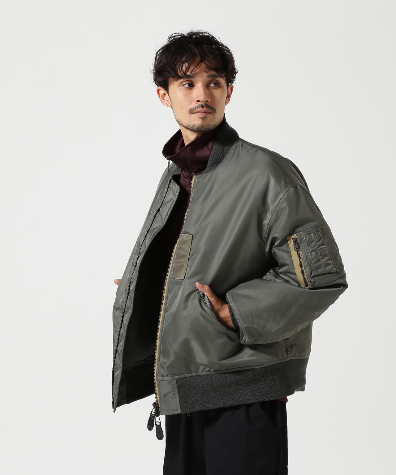 marka(マーカ)NYLON TWILL MA-1 ナイロンツイル / MA-1