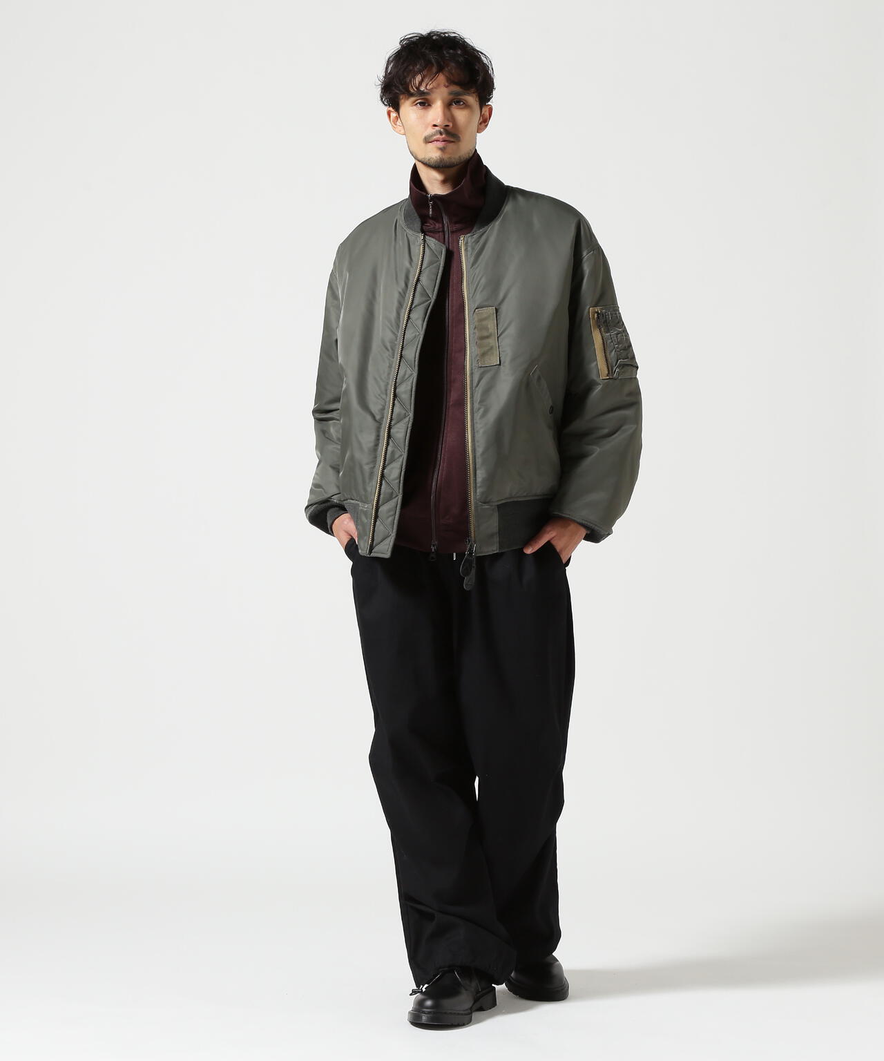 marka(マーカ)NYLON TWILL MA-1 ナイロンツイル / MA-1