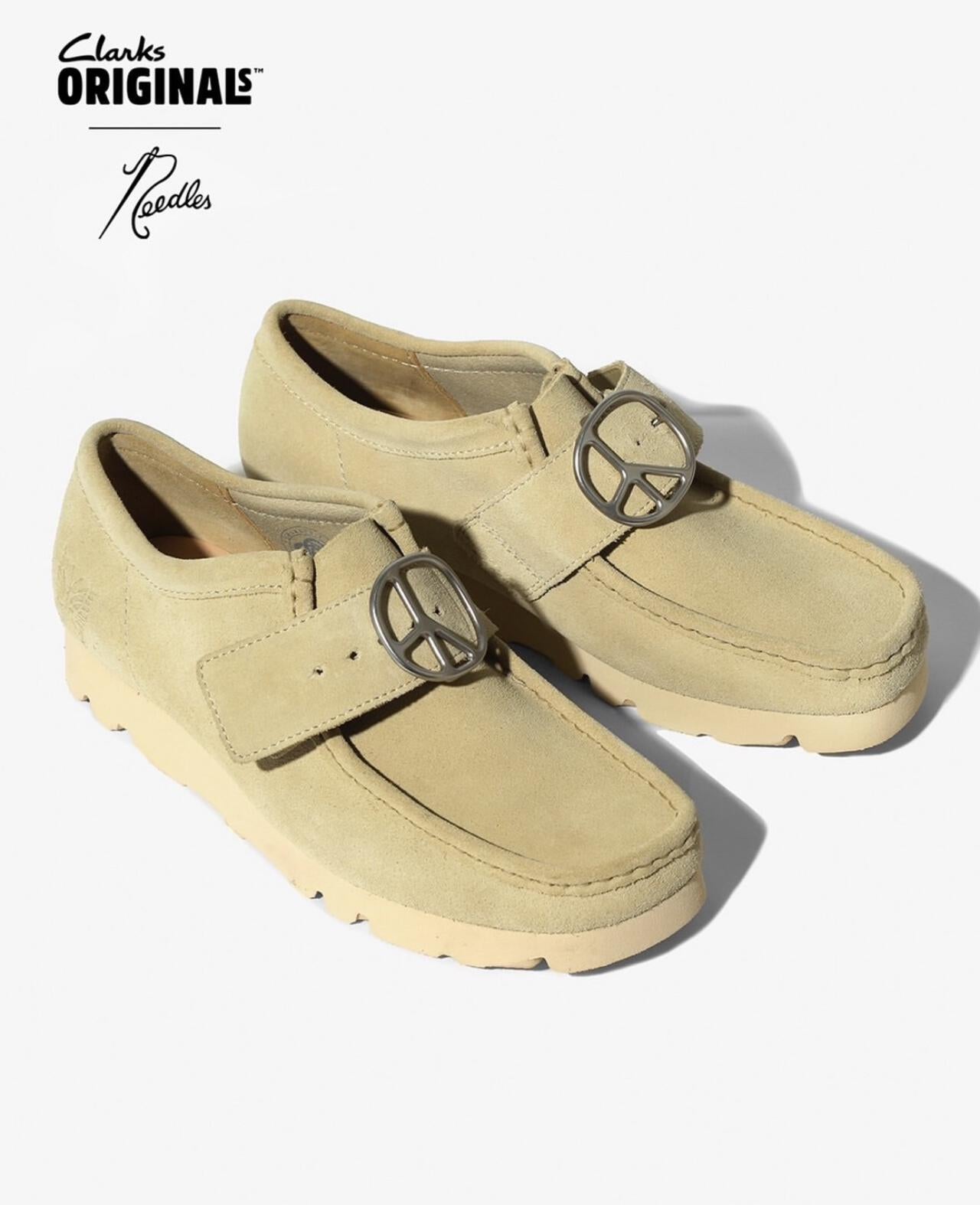 CLARKS ORIGINALS x NEEDLES / クラークス x ニードルズ / Wallabee - Peace Buckle