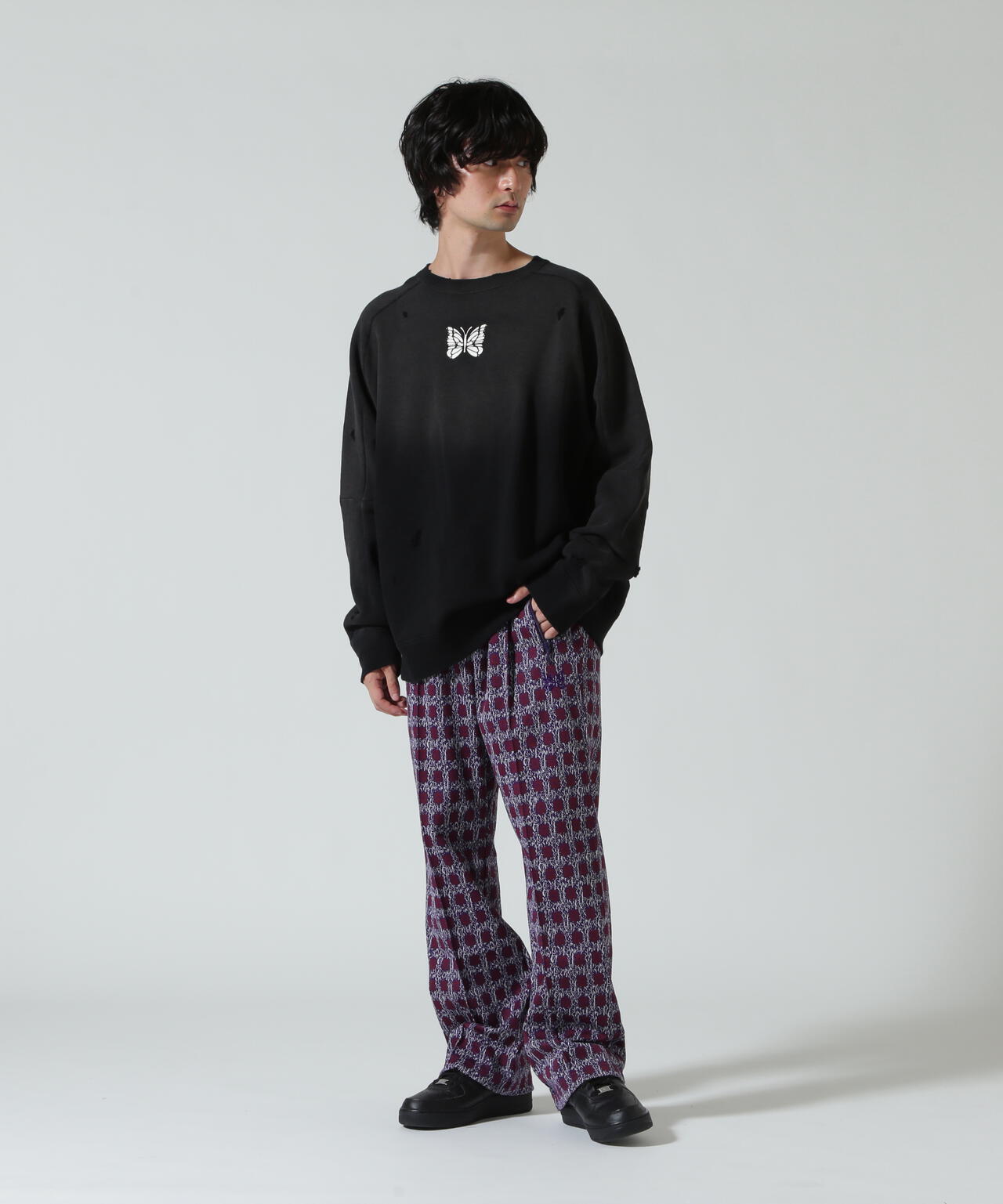 NEEDLES ニードルズ / Track Pant - Poly Jacquard