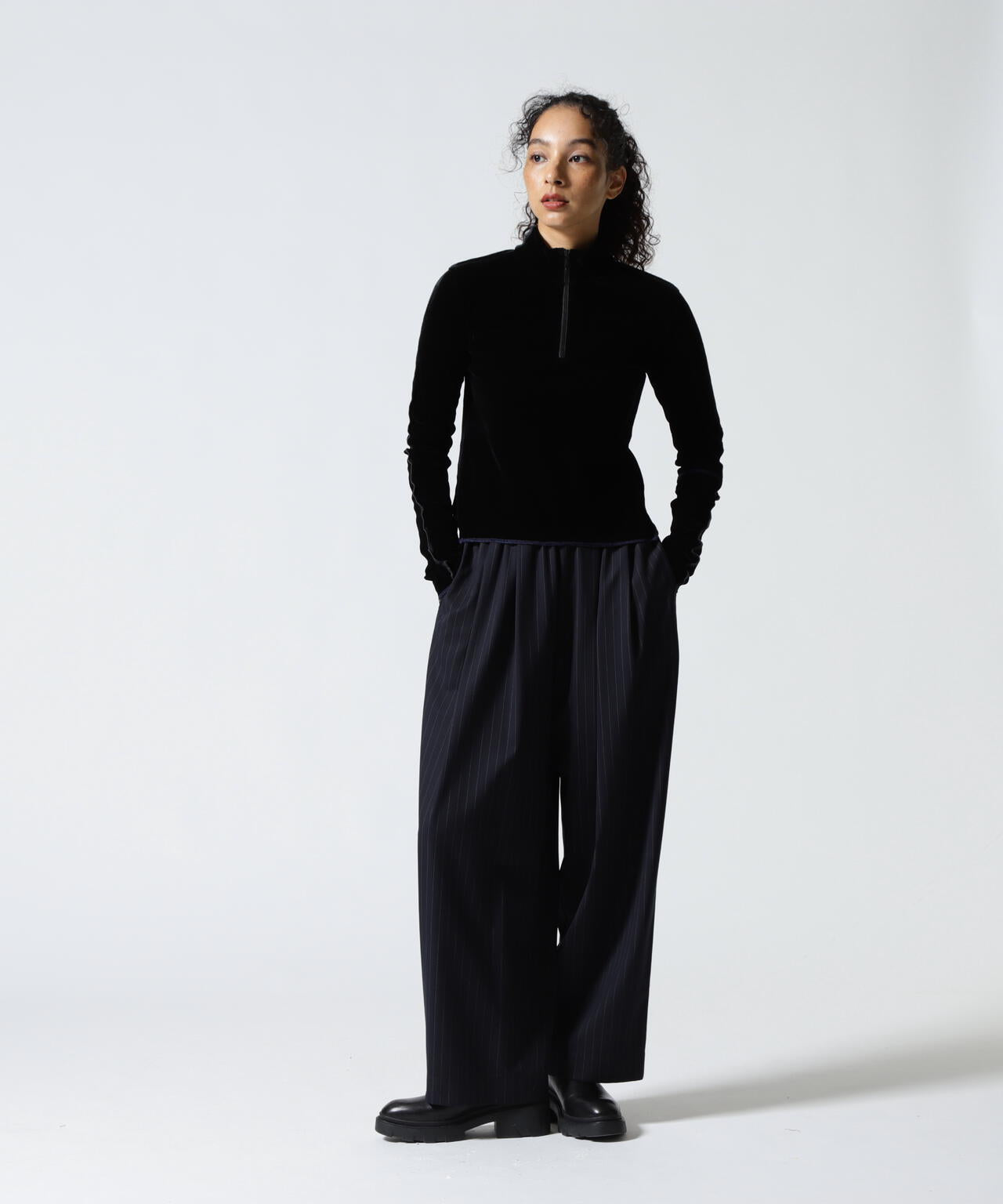 DROIT BELLO(ドロイトベロ)ストライプパンツ