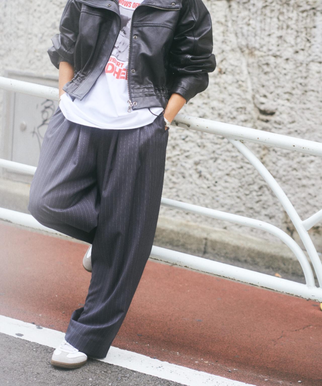 DROIT BELLO(ドロイトベロ)ストライプパンツ