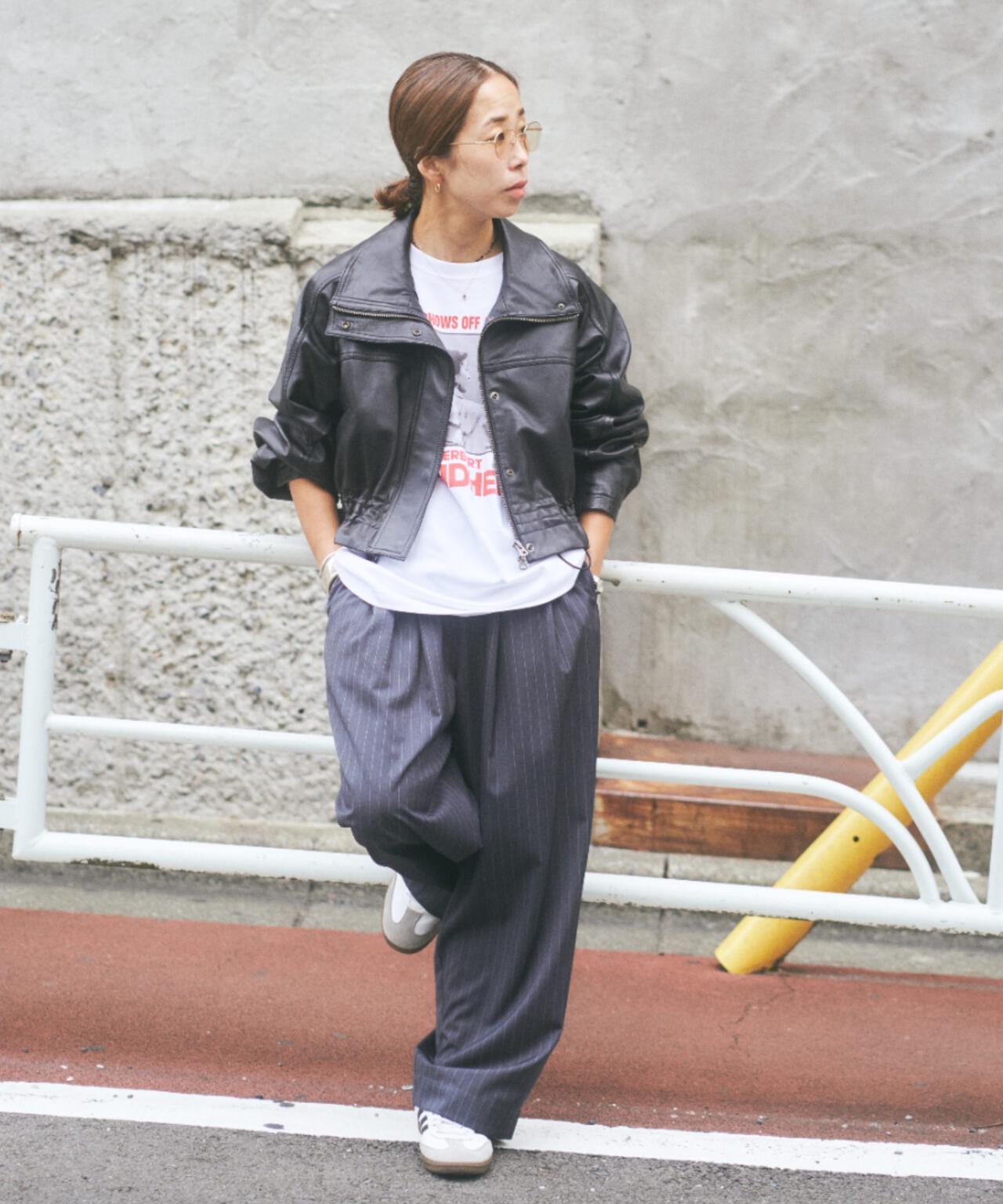 DROIT BELLO(ドロイトベロ)ストライプパンツ