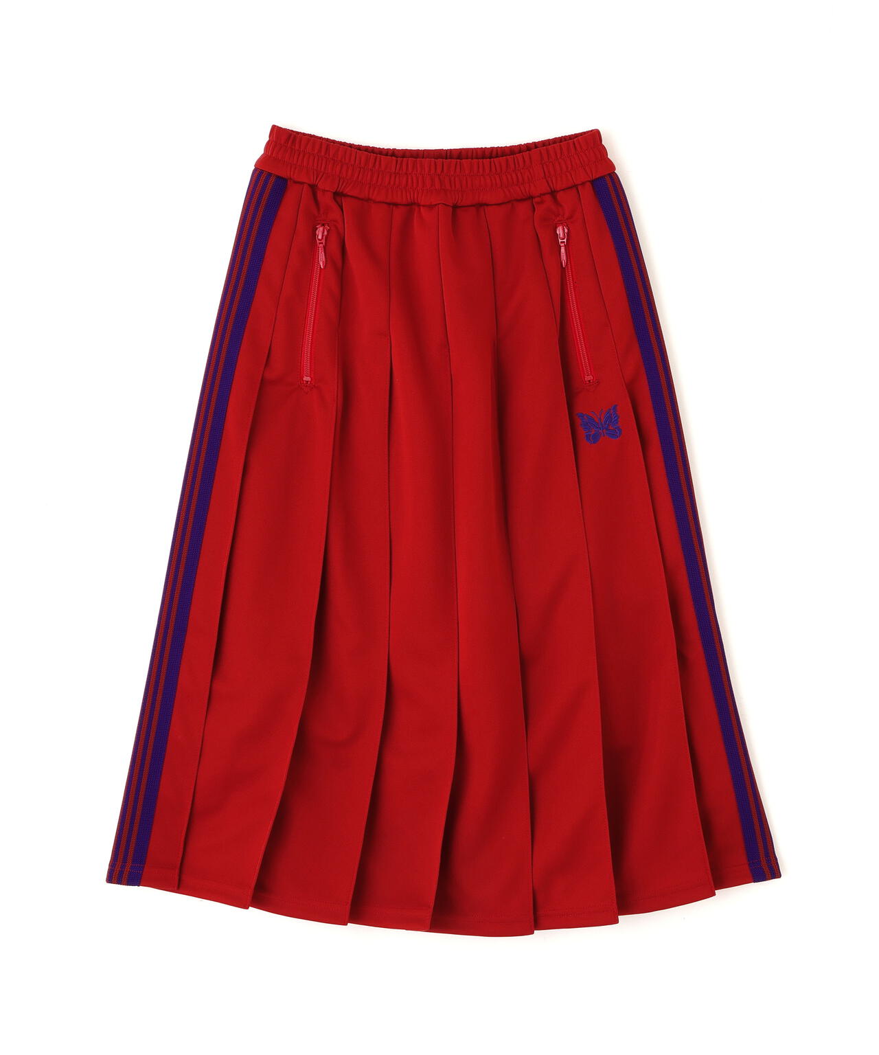 NEEDLES / ニードルズ / Pleated Track Skirt - Poly Smooth RW322