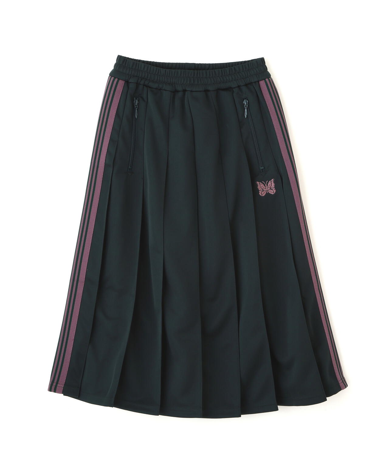NEEDLES / ニードルズ / Pleated Track Skirt - Poly Smooth RW322