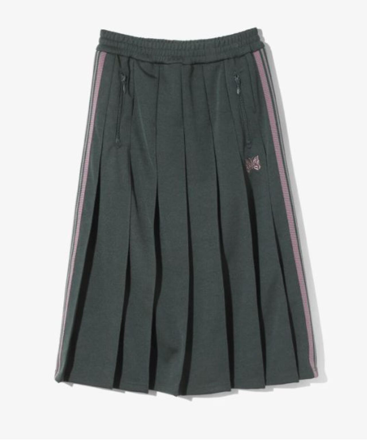 NEEDLES / ニードルズ / Pleated Track Skirt - Poly Smooth RW322